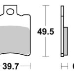 Sbs Brakepads Ceramic (697HF)