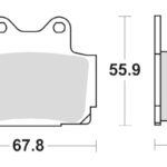 Sbs Brakepads Sintered rear