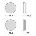 Sbs Brakepads Ceramic rear