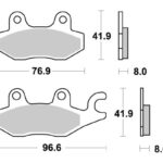 Sbs Brakepads Sintered rear