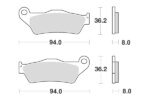 Sbs Brakepads Sintered Offroad