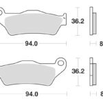Sbs Brakepads Sintered Offroad