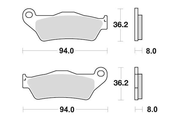23-671.jpg Sbs Brakepads Sintered Offroad - Image 1