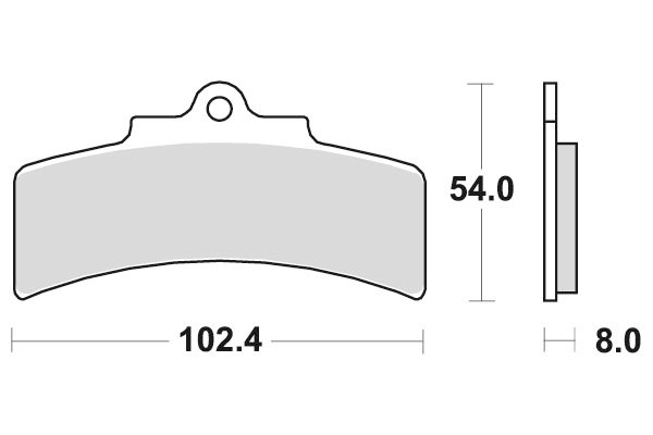 23-677.jpg Sbs Brakepads Carbon Tech rear - Image 1