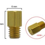 Main Jet # 170 , Hex, Fits: Mikuni