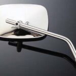 Highway Hawk mirror "USA Style" L + R chrome M10x1,25