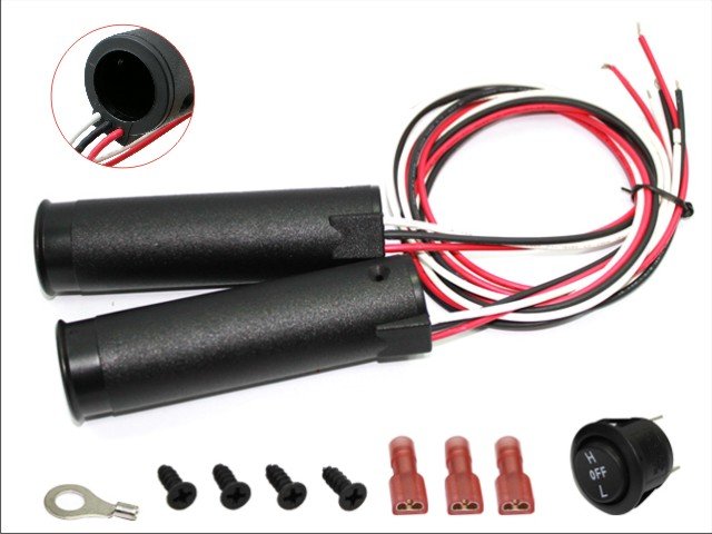 SM-08255.jpg Sno-X Polly Heaters 22mm handlebars 12V 20/30W - Image 1
