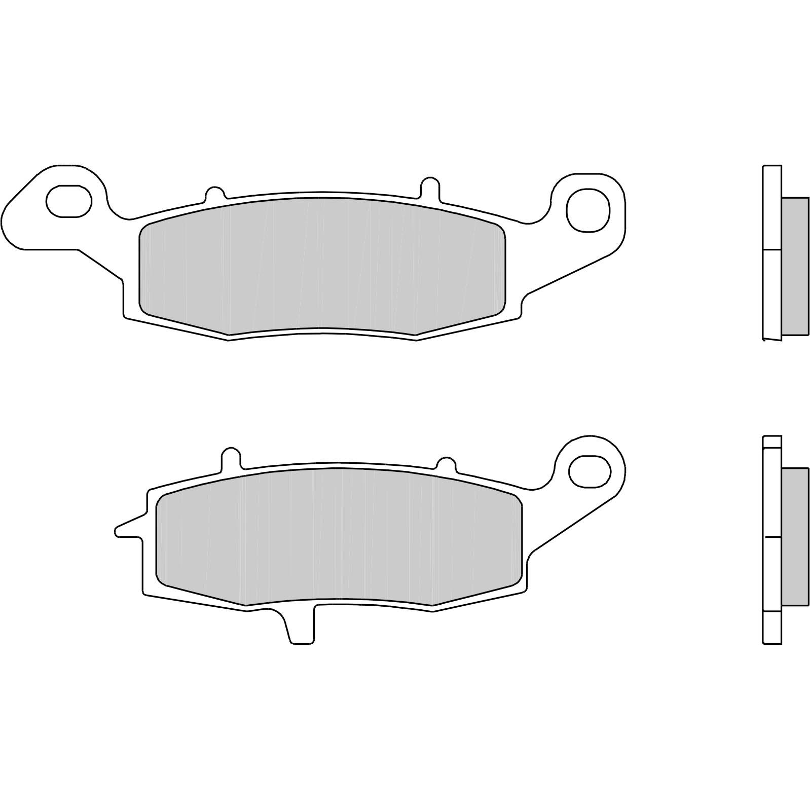 07SU16.jpg Brembo Brakepads Sintered Rear Road - Image 1