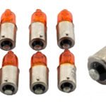 Solero Bulb 12v 6w BAX9s yellow (15-985)