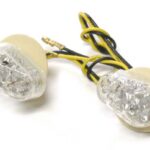 Hyper Winkers led, transp/orange, pair
