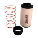 Twin Air Air Filter (FR) + Spring Polaris Ranger RZR 800 2008 (w/Rub 63mm)