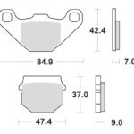 Sbs Brakepads HM Scooter