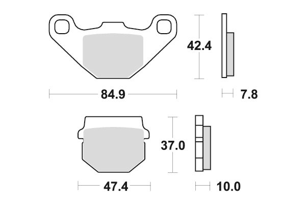 23-102.jpg Sbs Brakepads HM Scooter - Image 1