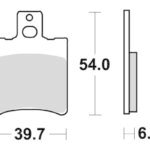 Sbs Brakepads HM Scooter