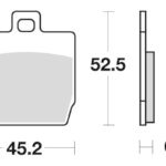 Sbs Brakepads HM Scooter