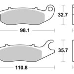Sbs Brakepads Ceramic (797HF)