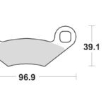 Sbs Brakepads Sintered Atv