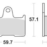 Sbs Brakepads Sintered rear
