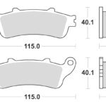 Sbs Brakepads Sintered rear