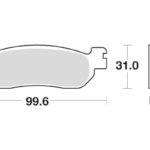 Sbs Brakepads Sintered rear