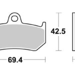 Sbs Brakepads Sintered REAR