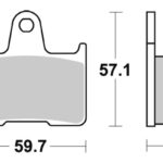 Sbs Brakepads Sintered rear