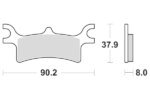 Sbs Brakepads Sintered Atv - Image 2