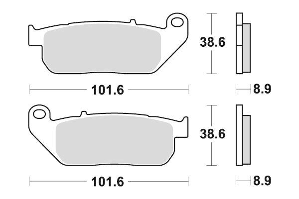 23-807.jpg Sbs Brakepads Sintered - Image 1