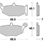 Sbs Brakepads Sintered rear