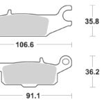 Sbs Brakepads Sintered Offroad
