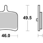 Sbs Brakepads Sintered rear