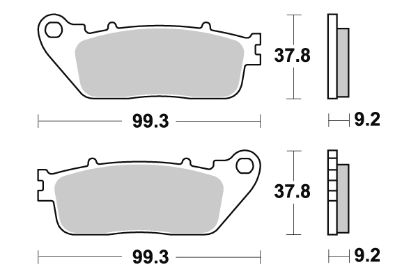 23-862.jpg Sbs Brakepads Sintered rear - Image 1