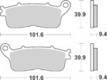 Sbs Brakepads Sintered rear - Image 2
