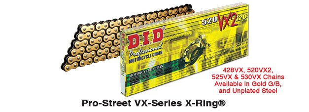 283-VXStreetChain.jpg D.I.D 520VX3 Connecting link rivet type (ZJ) - Image 1