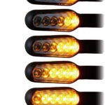 Daytona D-light Stellar Sequential led indicators, black body