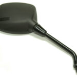 Hyper mirror, Kawasaki, matt black, Left