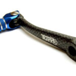 Tec-X Gear pedal, Carbon-style/Blue, Minarelli AM6