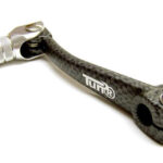 Tec-X Gear pedal, Carbon-style/Silver, Minarelli AM6