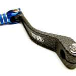 Tec-X Gear pedal, Carbon-style/Blue, Derbi Senda / Aprilia RX,SX  06- / Gilera R