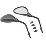 TNT Mirror, MAC 3, Matte Crabon-style, Pair, M8 right (M8 le../M10 ri./M10 le.)