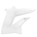 Radiator cover, Left, White, Derbi Senda DRD X-Treme 11-17, Gilera RCR,SMT 11-17