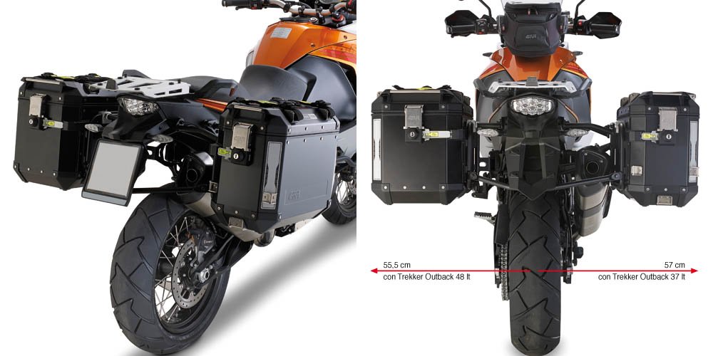 322-PL7705CAM.jpg Givi Tubular pannier holder for Trekker Outback KTM 1050/1290 Adventure (15) - Image 1
