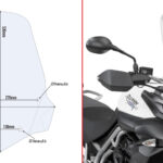 Givi Specific screen, transparent 53 x 46,5 cm (H x W) Tiger 800 11-