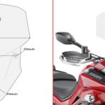 Givi Specific screen, transparent 59 x 43 cm (h x w) Multistrada 1200 (15)