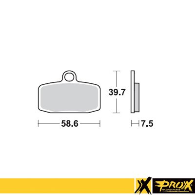 37.160202-2.jpg ProX Front Brake Pad KTM85SX '12-20 + Freeride 350 '12-17 - Image 1