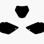 Blackbird Pre Cut Backgrounds black YZ125/250 06-14