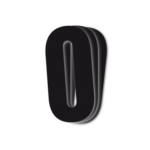 Blackbird Race Numbers Black - pack of 3 cm.13X7 #0