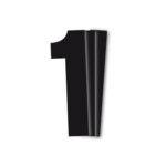 Blackbird Race Numbers Black - pack of 3 cm.13X7 #1