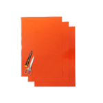 Blackbird Coloured sheet orange 47x33cm (3pcs)