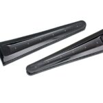 Puig Triangular Hub Cap Based Black. Blue Leds